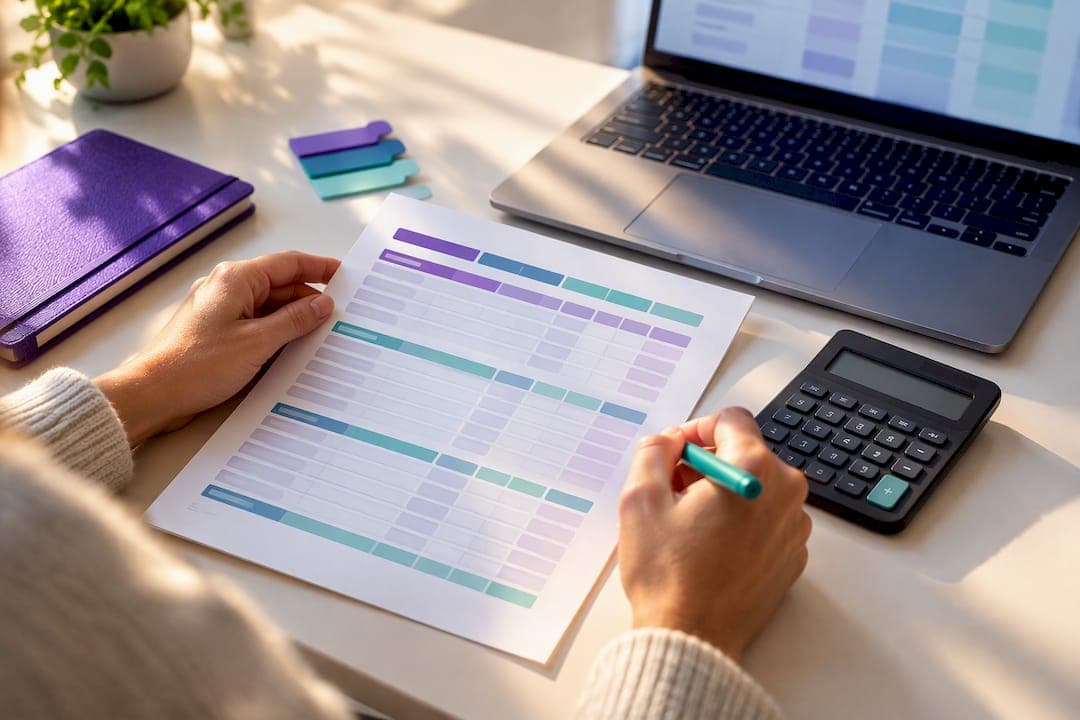 Seasonal Budget Template with 2 Walkthroughs for Freelancers & Vendors